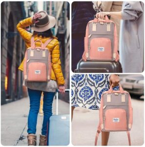 👩‍🎓 Mochilas Instituto para adolescentes,universitarias para llevar el Ipad tablet o 📲 .YAMTION Mochila Mujer Mochilas Escolares Niña Mochila para Portátil 15,6 Pulgadas Mochilas para Ordenador con Puerto USB Mochilas Señora Bolsa de Escuela
