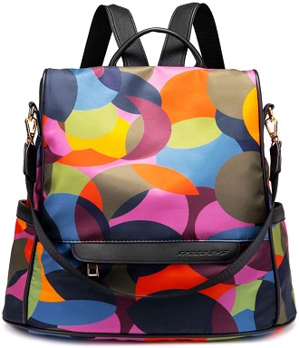 La Mejor Mochila Mujer Arcoiris Impermeable y Antirrobo Shepretty con Tela Oxford Shepretty mochila arcoiris tela oxford