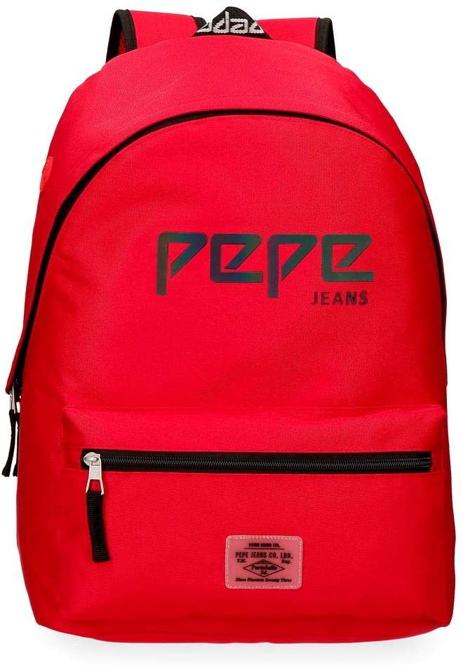 Top 1 Mochila Pepe Jeans Osset Logo Reflectante