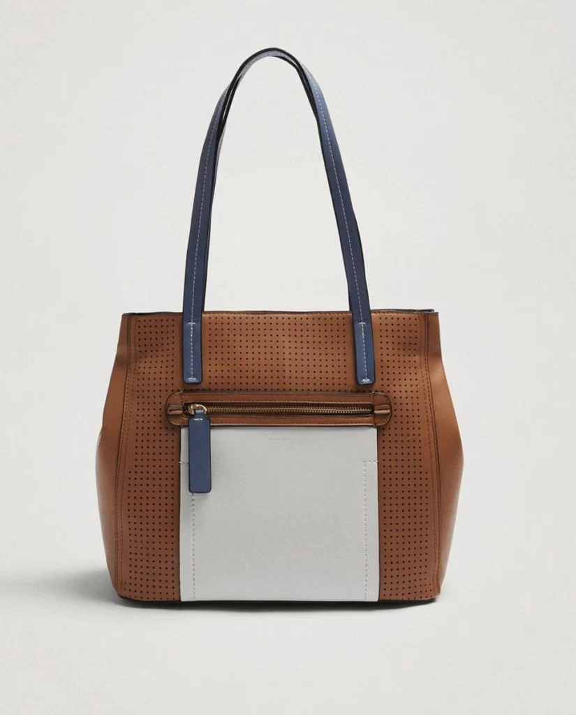 Bolso de hombro Parfois estilo shopper en marrón