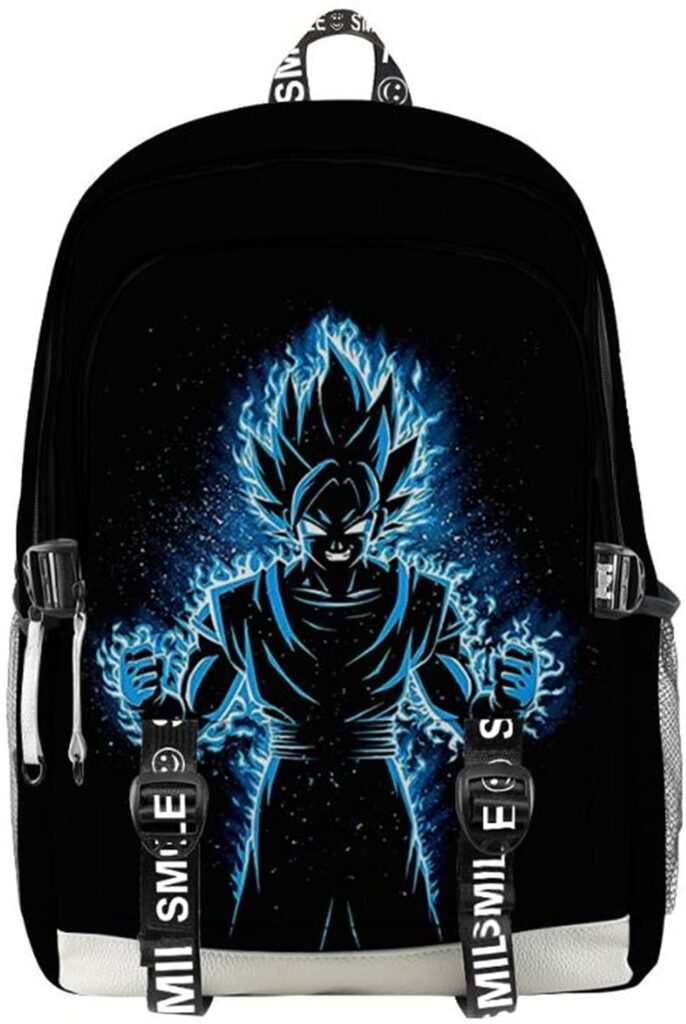 Gumstyle Anime Dragon Ball Z Goku Backpack Mochila Escolar Impreso en 3D Laptop