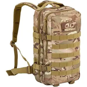 HIGHLANDER Militar Tactical Assault Mochila – The Recon 20L Impermeable Daysack con múltiples Puntos...
