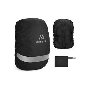 HUNTVP Funda Impermeable para Mochila 10L - 45L con Banda Reflectante