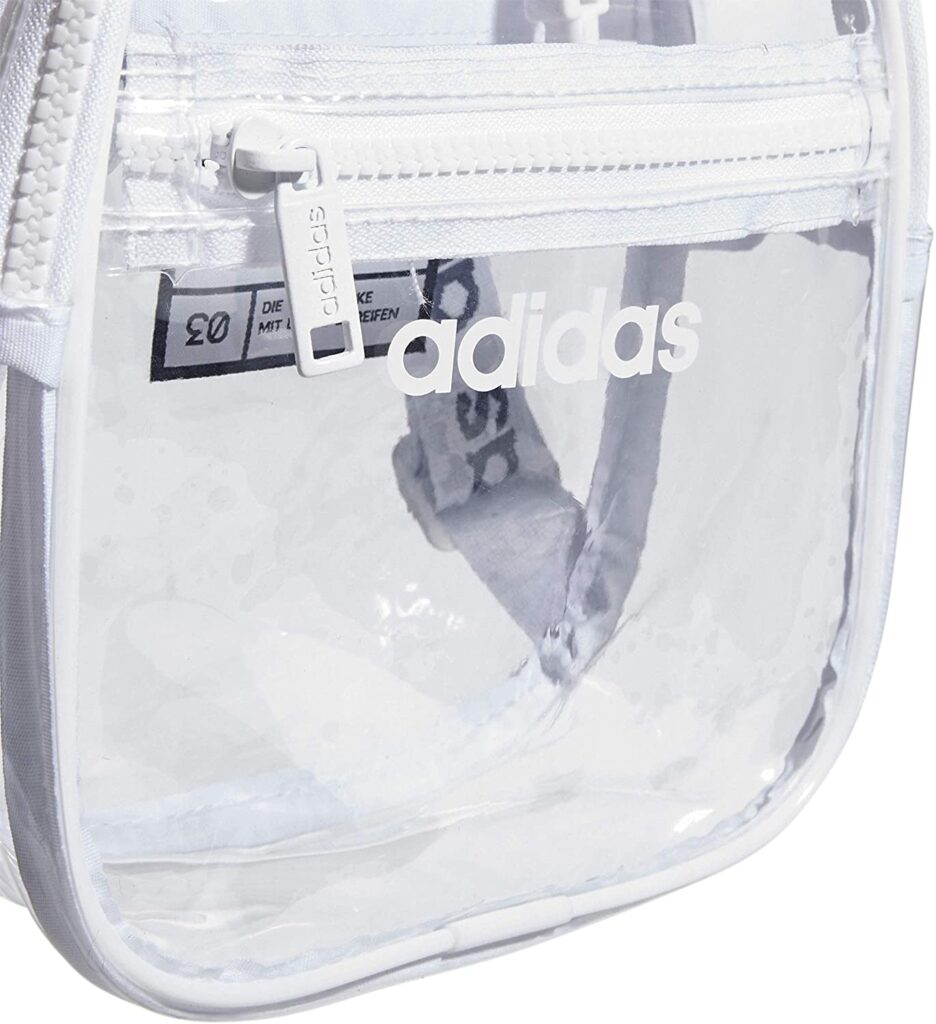 Mini Mochila Adidas Transparente cremallera