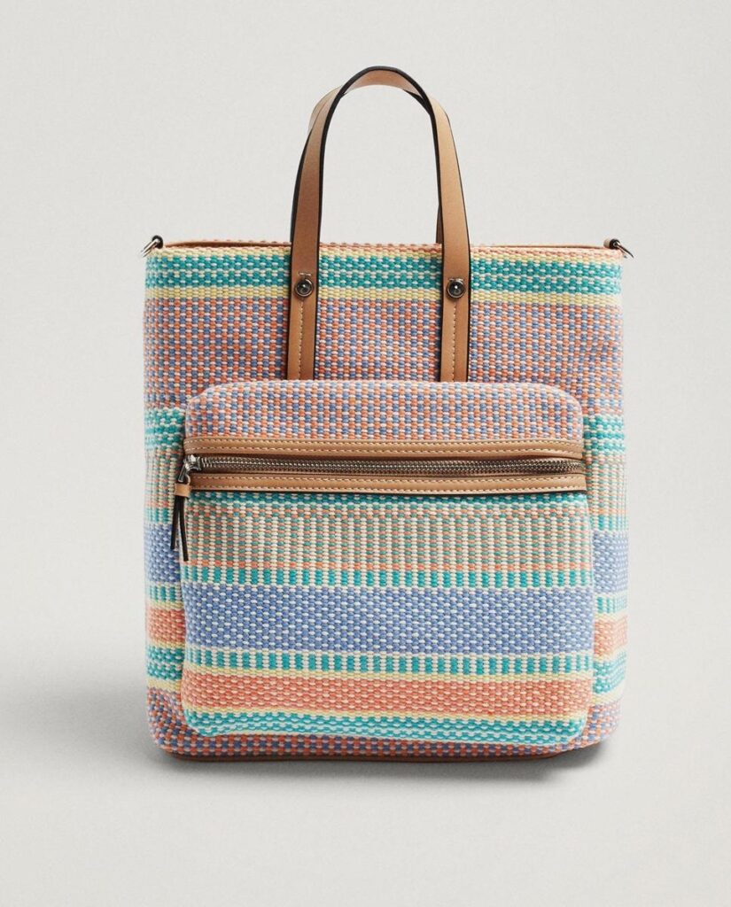 Mochila Parfois con cremallera en varios colores