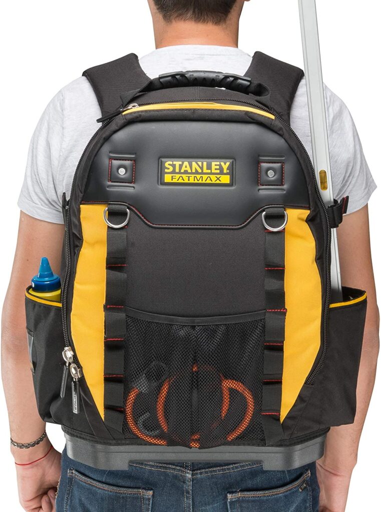 Mochilas para Carpintero Amazon Mochilas para Carpintero Stanley Fatmax 1-95-611 Mochila de herramientas, 50 compartimentos