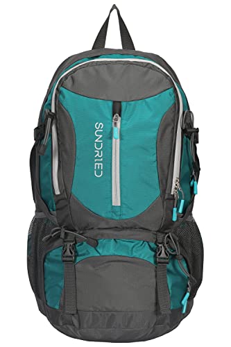 HOMIEE 50L Mochila Senderismo, Mochila de Montaña Multifuncional, Mochila al Aire Libre Impermeable, Adecuada para Trekking, Excursiones, Caminatas, Mochila de Viaje con Cubierta de Lluvia SUNDRIED Mochila Trekking 30 Litros Azul para senderismo caminatas de montaña y camping