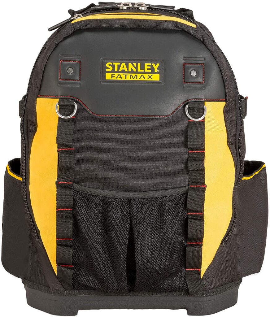 Mochilas para Carpintero Amazon Top 1 Mochilas para Carpintero Stanley Fatmax 1-95-611 Mochila de herramientas, 50 compartimentos