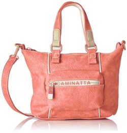 ctta caminatta Arena, Bolso Bandolera para Mujer, Rojo (Coral), 7x19x27 cm (W x H x L)