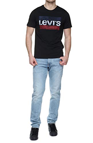 Camiseta Levi's Graphic Sportswear Logo, Negro (Beautiful Black), L para Hombre Camiseta Levi's Graphic Sportswear Logo, Negro (Beautiful Black), L para Hombre - Imagen 2