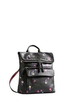 Desigual Little Bia Nerano Mochila Mediana para Mujer Negra