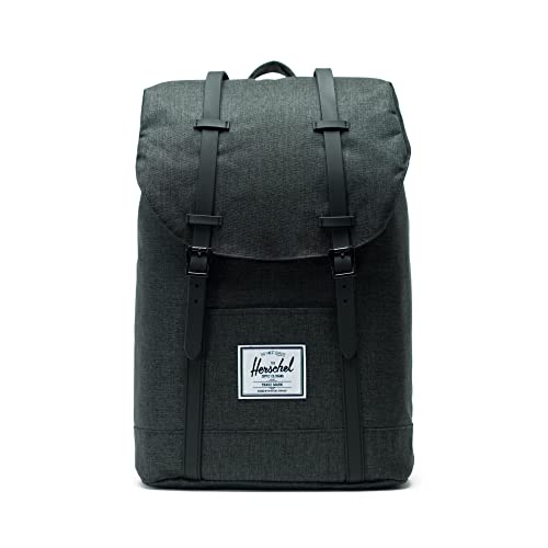 Herschel Casual Rayado Negro/Caucho Negro