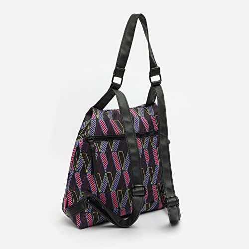 MISAKO UVELY MOCHILA ECO - Mochila de moda para Mujer - 28X30X11CM - Negro MISAKO UVELY MOCHILA ECO - Mochila de moda para Mujer - 28X30X11CM - Negro - Imagen 4