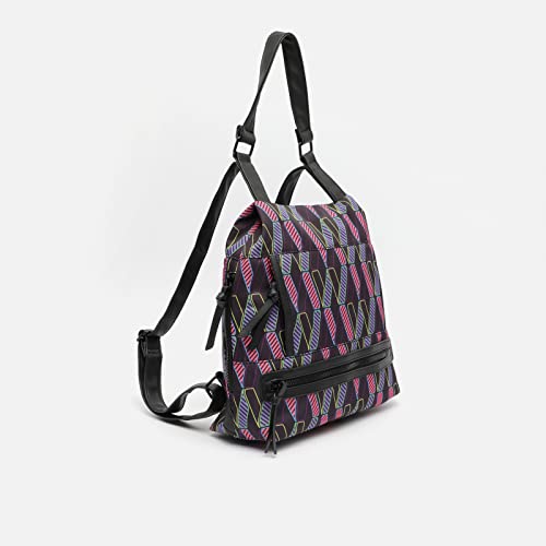 MISAKO UVELY MOCHILA ECO - Mochila de moda para Mujer - 28X30X11CM - Negro MISAKO UVELY MOCHILA ECO - Mochila de moda para Mujer - 28X30X11CM - Negro - Imagen 2