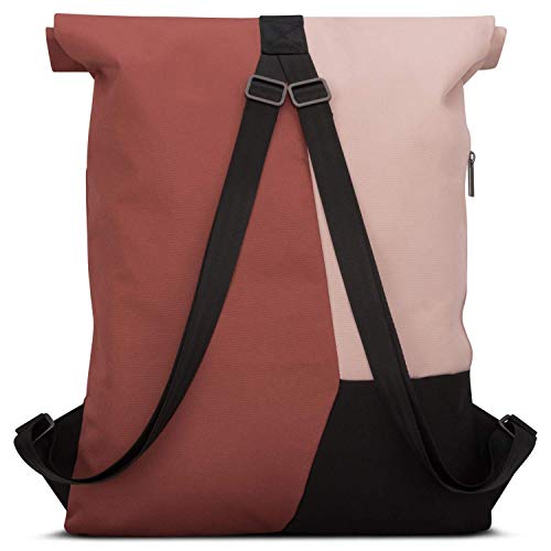 Johnny Urban Mochila con Solapa Oskar Mujer & Hombre Rojo Rosa - Bolso de Gimnasio Plegable Johnny Urban Mochila con Solapa Oskar Mujer & Hombre Rojo Rosa - Bolso de Gimnasio Plegable - Imagen 2