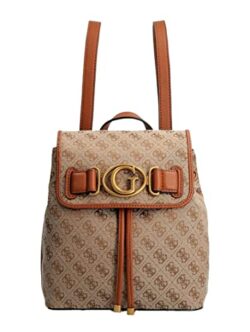 Borsa Guess donna zaino Aviana Backpack beige cognac