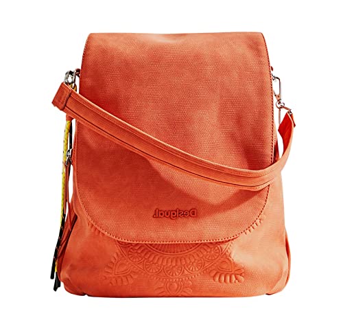 Desigual Back_Aquiles Ankara, Mochila Mediana para Mujer, Naranja, Einheitsgröße Desigual Back_Aquiles Ankara, Mochila Mediana para Mujer, Naranja, Einheitsgröße - Imagen 3