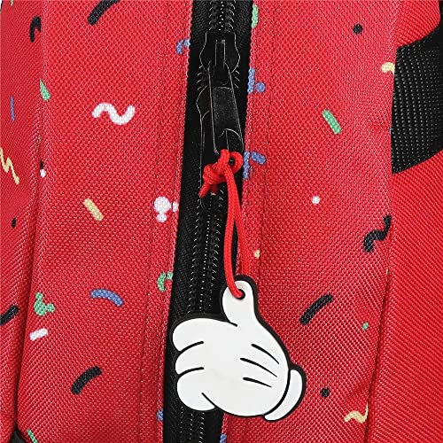 Disney Mickey Mochila porta merienda Rojo 23x28x13 cms Poliéster 8,37L Disney Mickey Mochila porta merienda Rojo 23x28x13 cms Poliéster 8,37L - Imagen 7