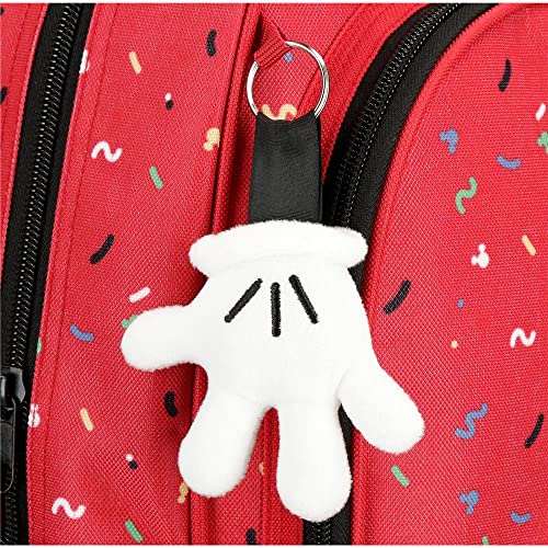 Disney Mickey Mochila porta merienda Rojo 23x28x13 cms Poliéster 8,37L Disney Mickey Mochila porta merienda Rojo 23x28x13 cms Poliéster 8,37L - Imagen 8