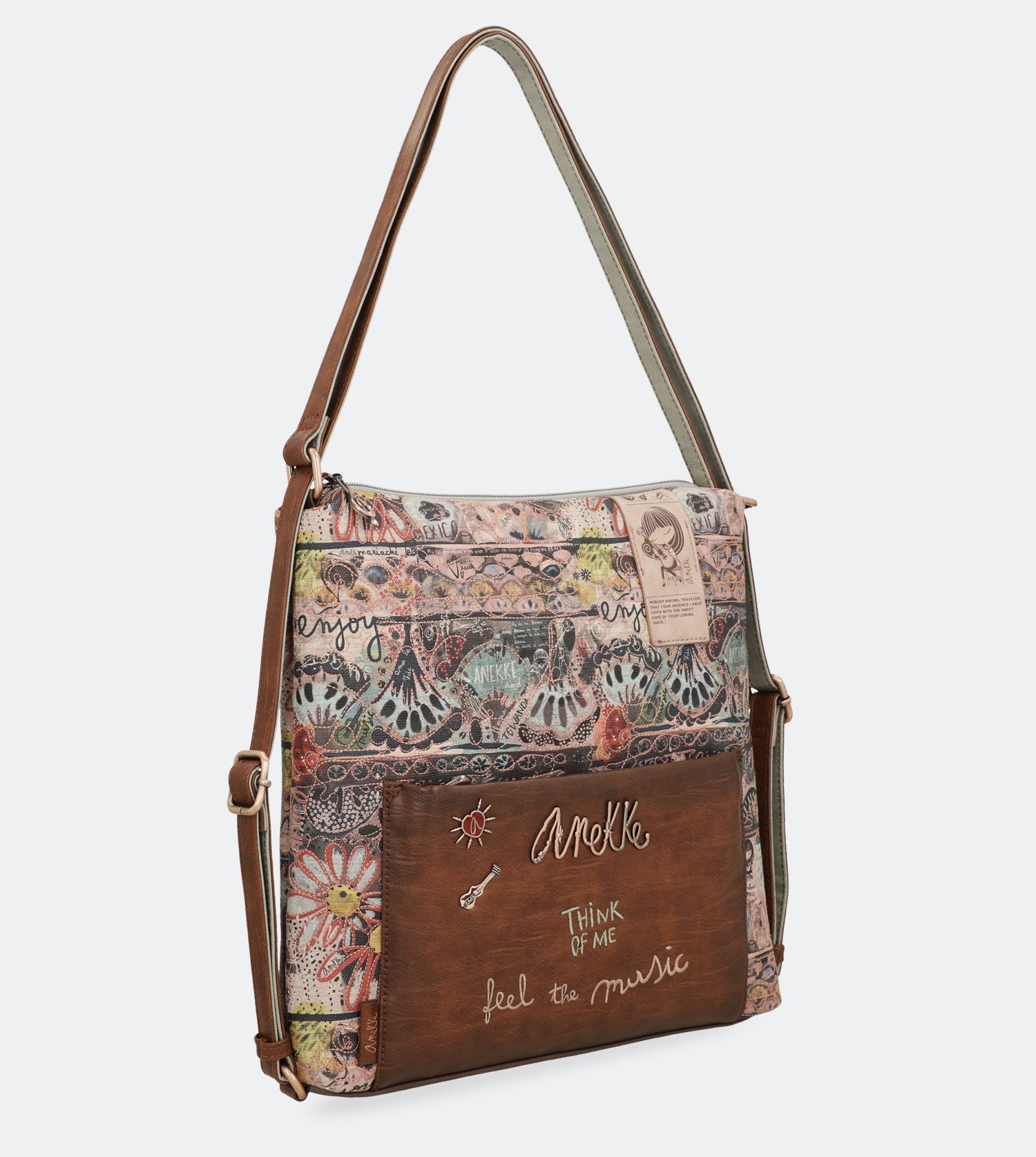 Anekke Mochila convertible Ixchel Anekke Mochila Convertible Ixchel Vista de lado