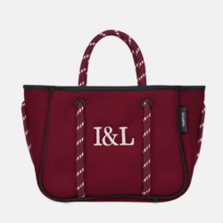 Bolso de mano pequeño Vanylu de neopreno en granate con varias asas<span class='yasr-stars-title-average'><div class='yasr-stars-title yasr-rater-stars'
id='yasr-overall-rating-rater-9e6924e686dcc'
data-rating='3.9'
data-rater-starsize='16'>
</div></span>