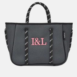 Bolso de mano pequeño Vanylu de neopreno en gris con varias asas<span class='yasr-stars-title-average'><div class='yasr-stars-title yasr-rater-stars'
id='yasr-overall-rating-rater-77186bce09862'
data-rating='4.7'
data-rater-starsize='16'>
</div></span>