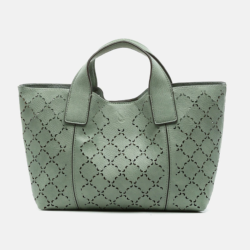 Bolso shopper pequeño troquelado en verde<span class='yasr-stars-title-average'><div class='yasr-stars-title yasr-rater-stars'
id='yasr-overall-rating-rater-8eca2b6f68609'
data-rating='4.7'
data-rater-starsize='16'>
</div></span>
