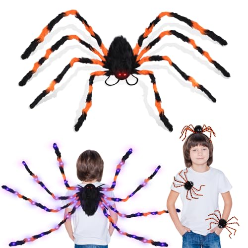 FORMIZON Mochila Halloween Araña Gigante, mochila...