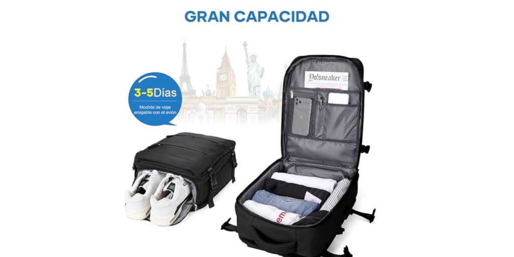 Gran Capacidad de SZLX mochila de Cabina Amazon