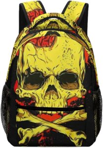 Los Mejores Accesorios y Mochilas Halloween para Regalar Laerper Mochila escolar Cabeza Calavera Niños Niños
