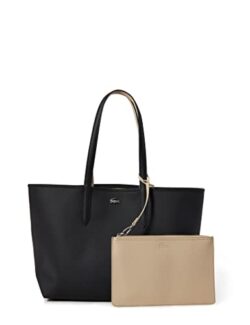 Lacoste NF2142AA, Bolsa de transferencia de pecho negra, negro (crema negra), único
