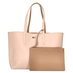 Lacoste NF2142AA, Bolso de compras para mujer, rosa almendra, talla única