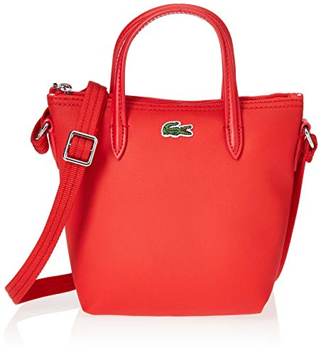 Lacoste NF2609PO, Bolso Comforter Para Mujer, Piel Roja, Único Lacoste NF2609PO, Bolso Comforter Para Mujer, Piel Roja, Único
