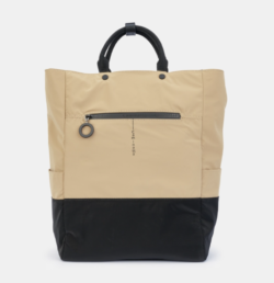 Mochila Caminatta Portátil El Corte Inglés en tono beige con cremallera y espacio para portátil