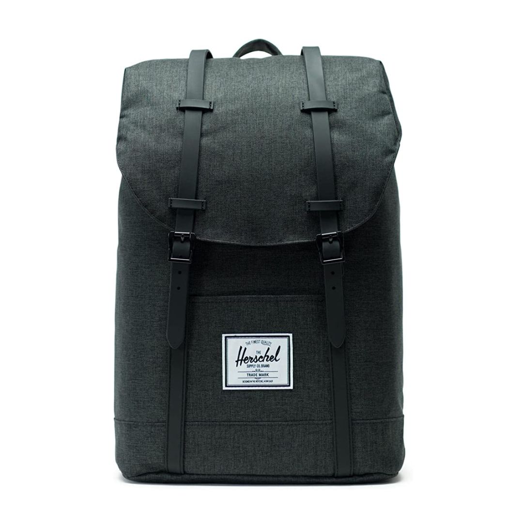 Mochila Herschel Retreat Negra Unisex Mochilas Hombre más Vendidas - Mochila Herschel Retreat Negra Hombre Casual