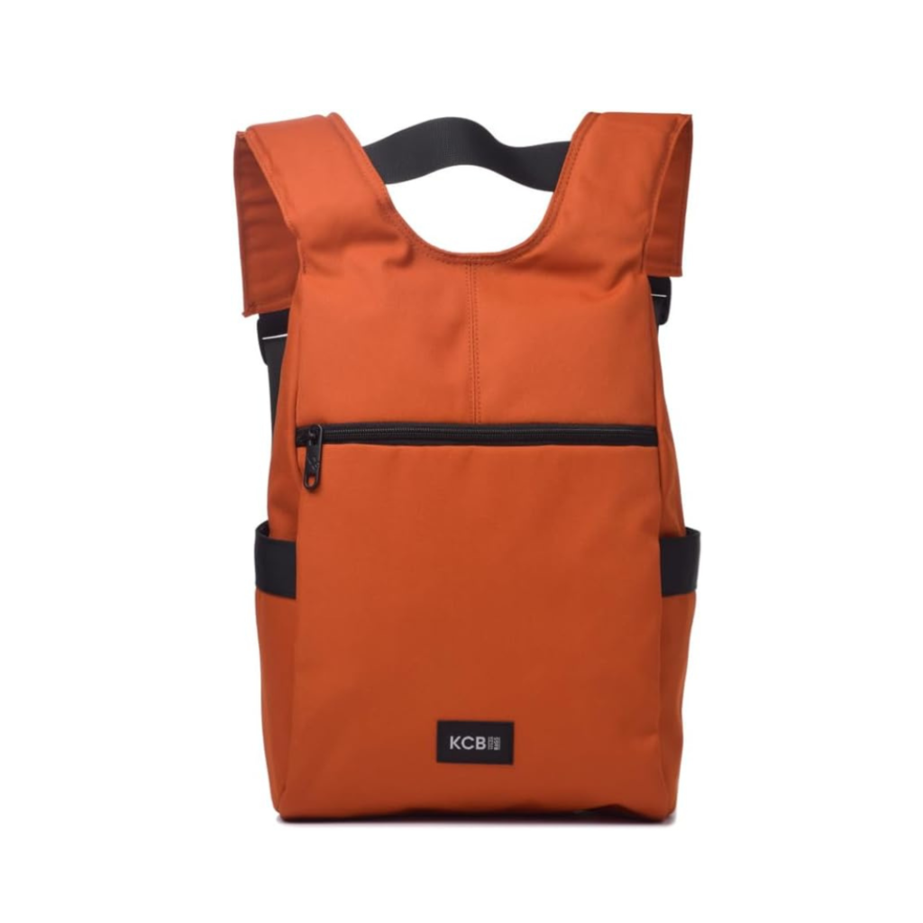 Mochila KCB Antirrobo de Mujer Underseat Vista Frontal Color Caldera - KCB