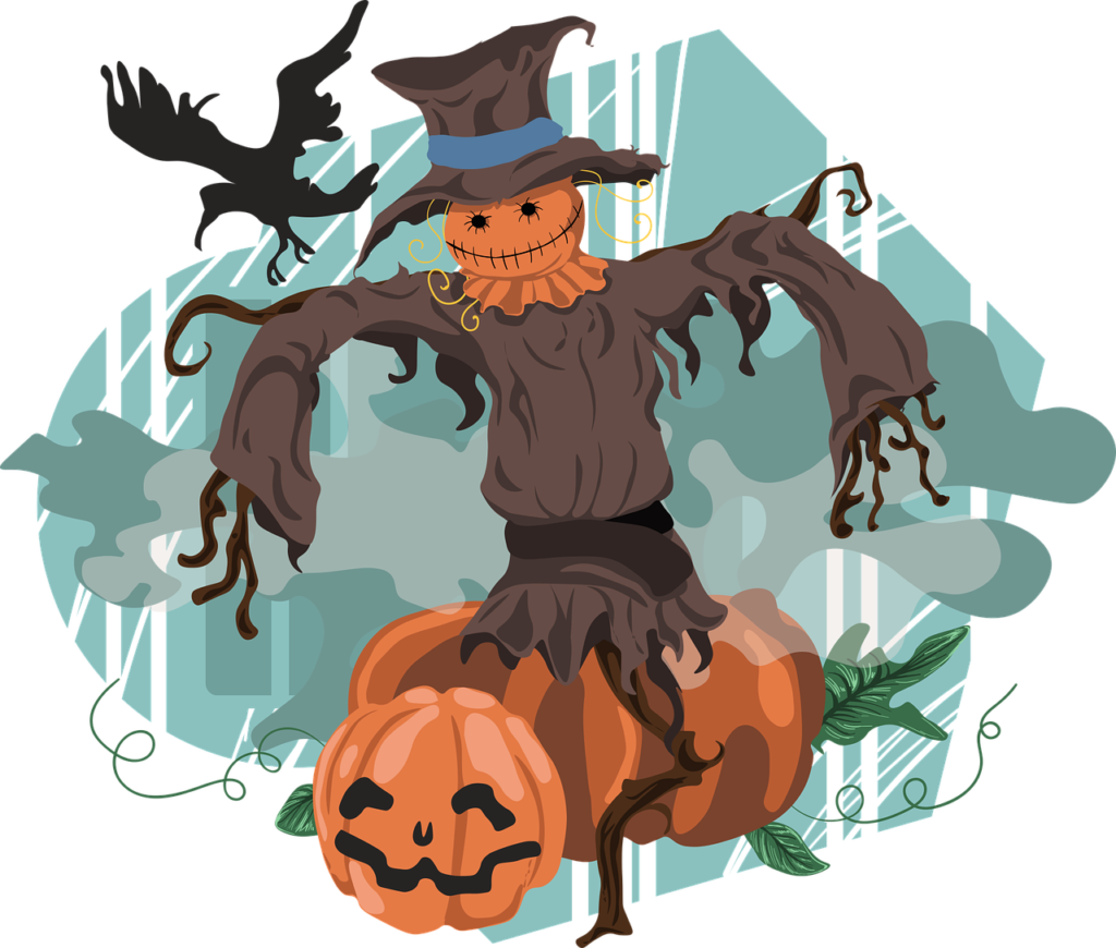 Disfraces para Niños de scarecrow, halloween, pumpkin-1456235.jpg